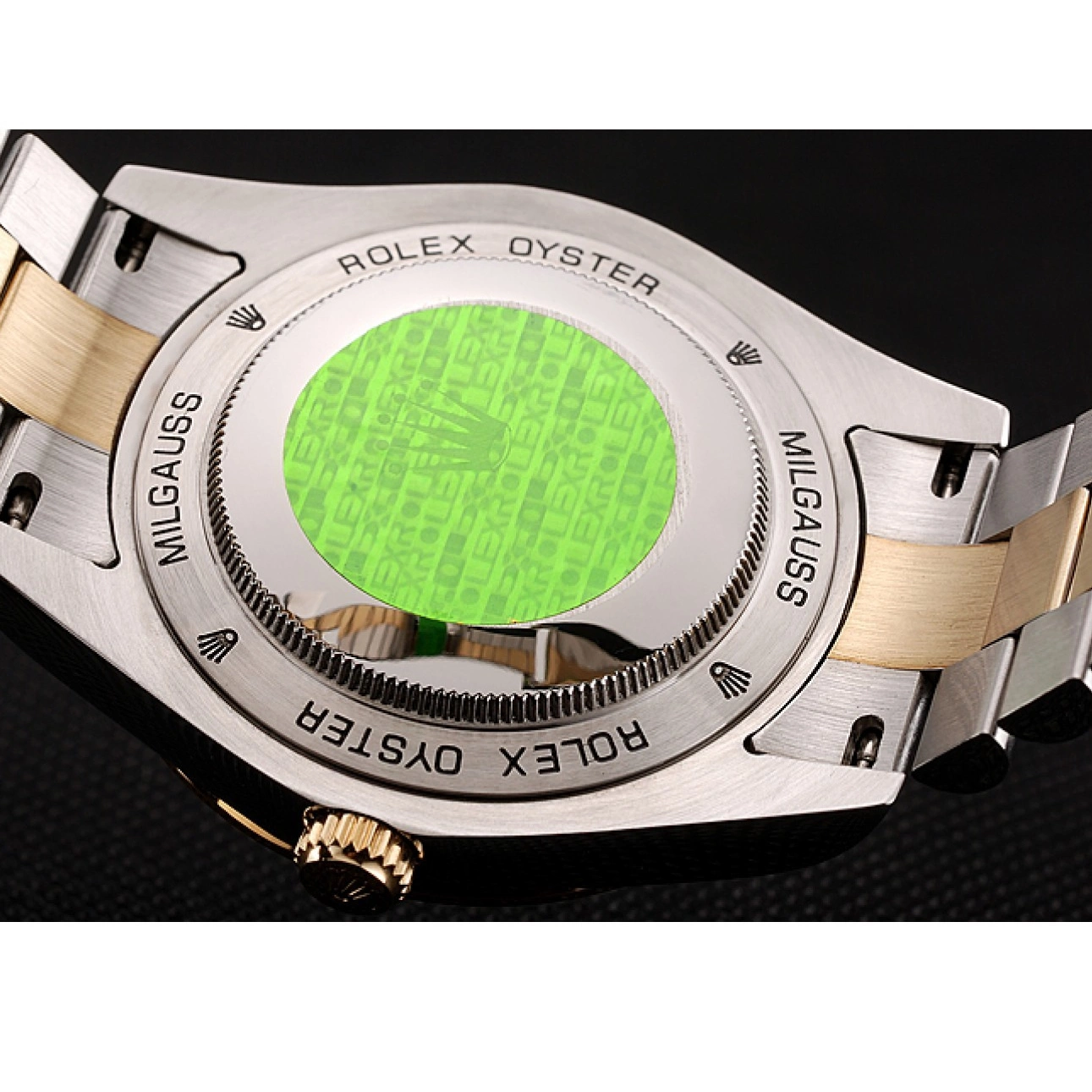 Rolex aaa copy Dial Diamond Tone Two Bracelet Gold White Day-Date Steel Rolex 1453972 Swiss Stainless Case 0701